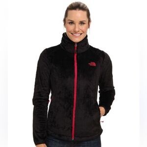 TNF M Black Pink Osito Fleece Full Zip Jacket